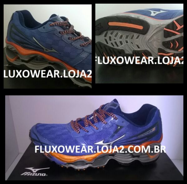 MIZUNO WAVE PROPHECY 2A ZUL / LARANJA DE R$599,00 POR