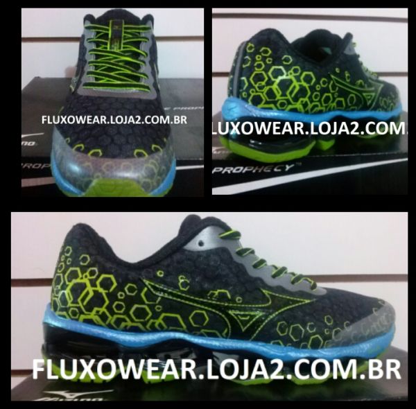 MIZUNO PROPHECY 3 PRETO / VERDE DE R$799,00 POR