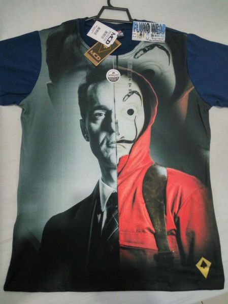 CAMISETAS MCD LA CASA DE PAPEL